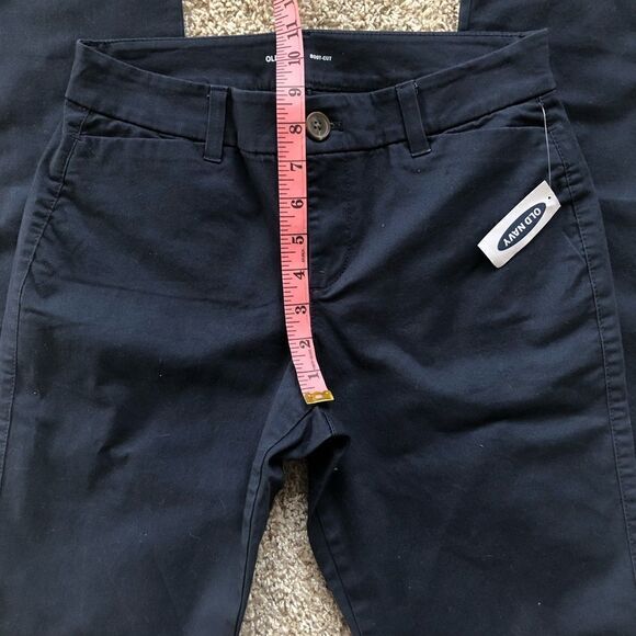Old Navy Mid-Rise Bootcut Khakis Pants Size 0 - Picture 9 of 11